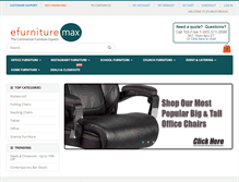 Tablet Screenshot of efurnituremax.com